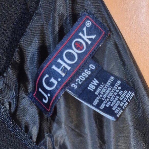 J.G. Hook Long black dress in size 18W - Picture 16 of 16